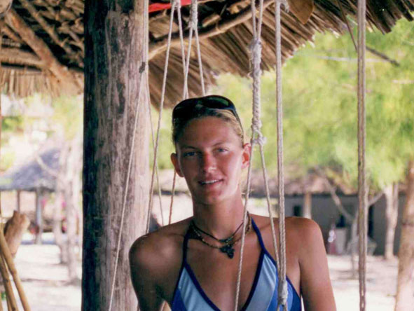 Ingrid de Wet - enjoying the summertime heat in Malawi